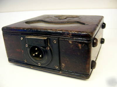 Antique western electro mechanical amp meter gauge 