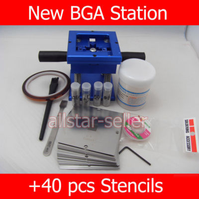 Bga reball station+ 40 template +solder balls+ flux