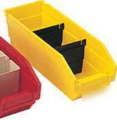 Black shelf bin divider - for QSB101