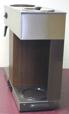 Bunn vps pourover commercial coffee brewer woodgrain