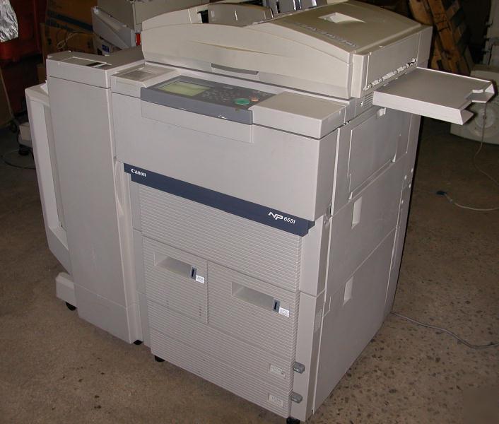 Canon np 6551 black and white 60CPM w/options.