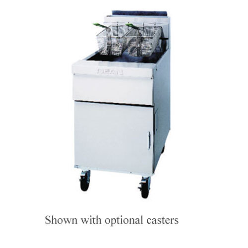 Dean SM60G fryer, heavy duty, 60-75 lbs. oil capacity, 