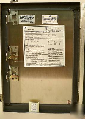 Ge stainless 30 amp disconnect safety switch THN3361SS