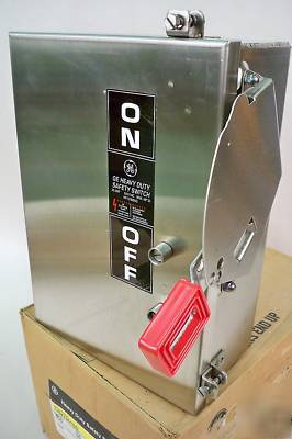 Ge stainless 30 amp disconnect safety switch THN3361SS