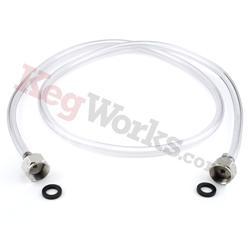 Jockey box draft beer line hose jumper kegerator tap