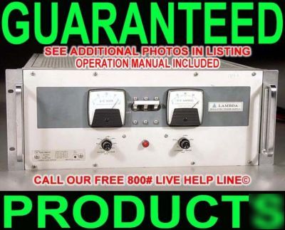 Lambda 0-36V@ 0-80A metered regulated dc power supply