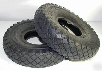 Lot of 10 knobby tires size 10X3.00-4 (3.00-4)(260X85)
