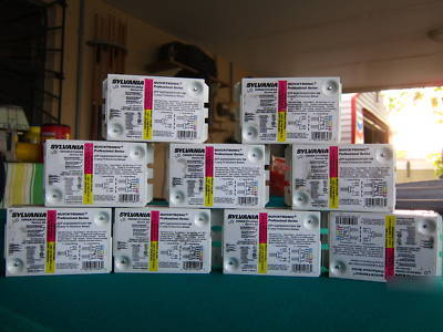 Lot of 9 sylvania quicktronic qtp 2X26/32/42CF 