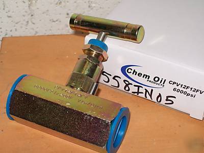 Needle valve 3/4