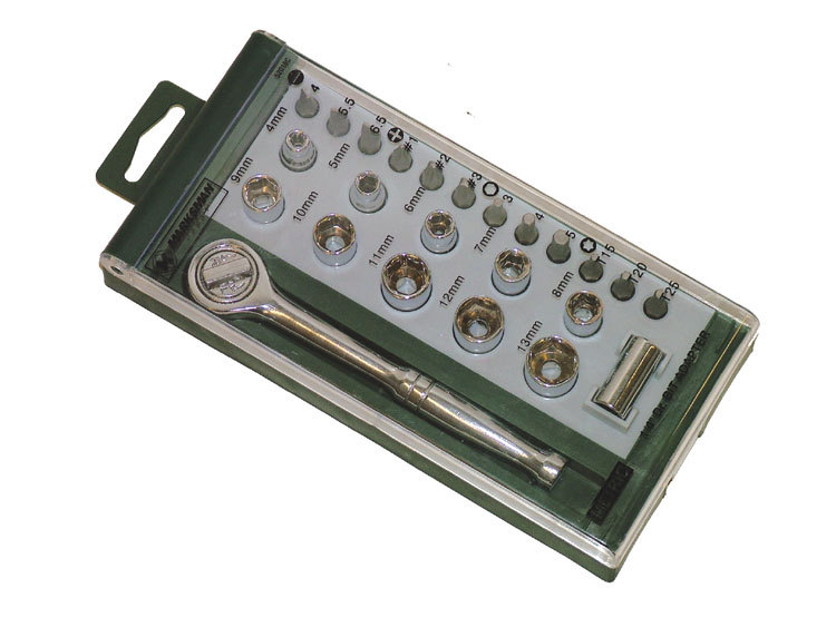 New 24 piece metric 1/4