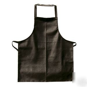 New 3 restaurant kitchen bib apron vinyl 26X41 brown 