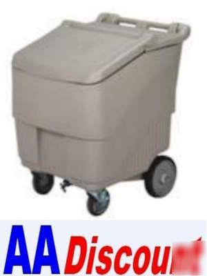 New continental 125 lb portable ice bin caddie storage