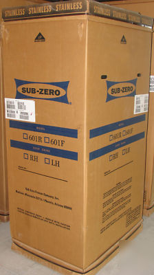 New sub zero built-in 601 f/s 22.8 cu ft freezer 