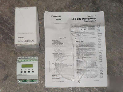 New watt stopper lightsaver lcd-203 dimming controller 