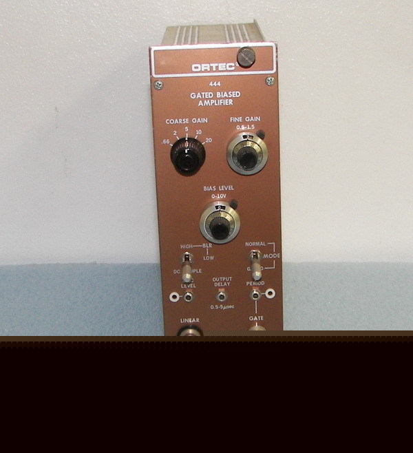 Ortec 444 gated biased amplifier nim bin module 