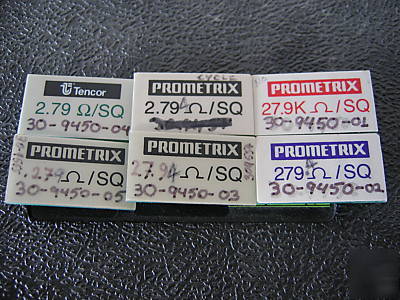 Prometrix / tencor resistor pack calibration set