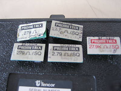 Prometrix / tencor resistor pack calibration set