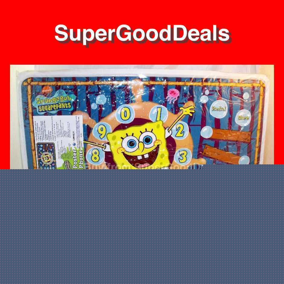 Spongebob poster wall speaker phone~sold-out everywhere