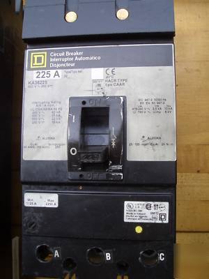Square d circuit breakers (350 a, 225 a, 200A, 20 a)