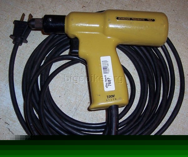 Standard pneumatic wire wrap gun 120V #6021 used