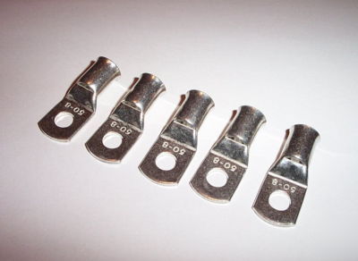 Welding cable lug crimp-on 50MMÂ² x 8MM - pack of 5