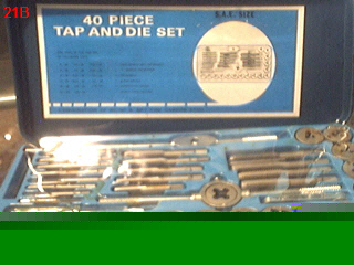 New 40 piece tap & die set s.a.e