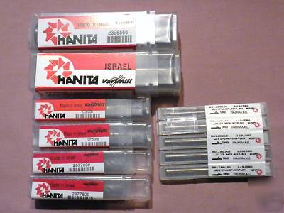 New hanita varimill assorted def. dia. endmills