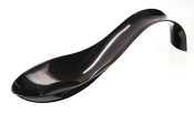 Rosseto liteware black sipping spoon dish |500 ea|