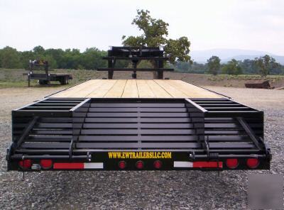 2010 3 axle gooseneck equipment trailer-20' plus 5' hd