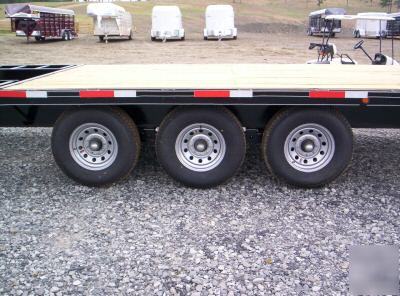 2010 3 axle gooseneck equipment trailer-20' plus 5' hd