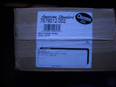 American standard double pedal foot valve for handsinks