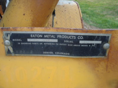Eaton utility reel trailer, holds 2 reels, great shape 