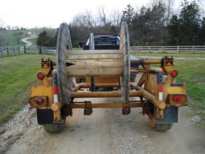 Eaton utility reel trailer, holds 2 reels, great shape 