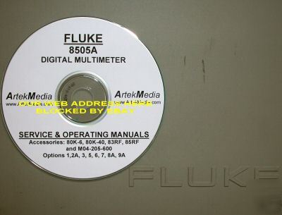 Fluke 8505A ops/service manual 