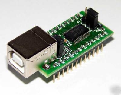 Ftdi UM245R: usb to parallel fifo module, avr, pic, arm