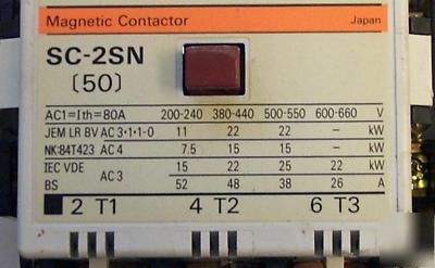 Fuji sc-2SN magnetic contactor