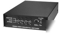 New pelco video camera switcher VS5104 4 in x 1 out 