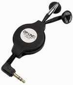 New retractable stereo earbuds no clip