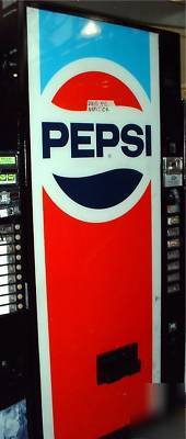 Pepsi soda water can vending machine dixie narco 368