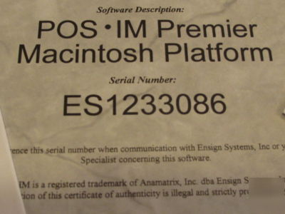 Posim system/point of sale inventory management system