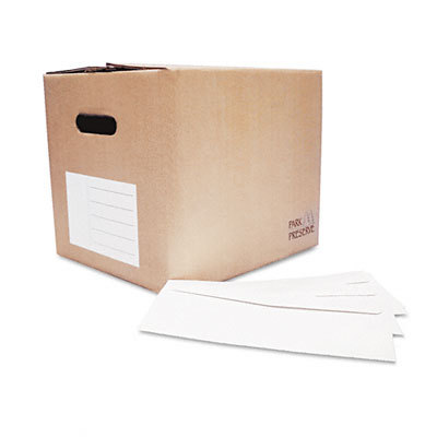 Redi-strip security tinted envelope #10 white 1000/box