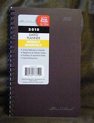 Weekly-monthly planner,planahead, 4X6, JAN2010-DEC2010