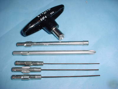 Xcelite t handle screw driver nut cellphone torx tools
