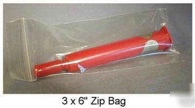 Zip-lock poly bags, 3