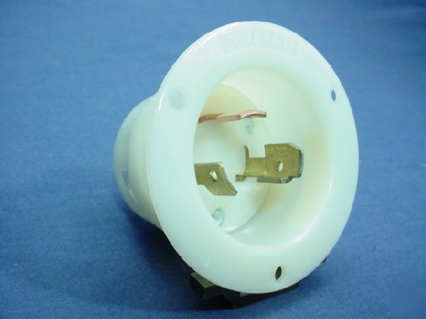 10 leviton non-nema flanged locking inlets 30A 250V