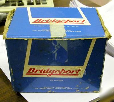 Bridgeport R8 collet set and two original boxes