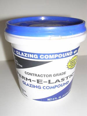 Contractor grade windows glazing compound wood filler