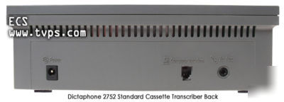 Dictaphone 2752 2 speed standard cassette transcriber