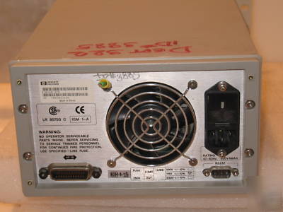 Hp E3631A triple output dc power supply 6V/5A or 25V/1A