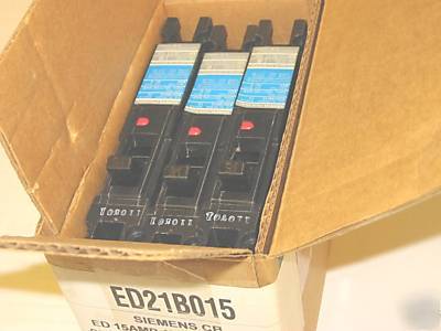 New 1 ED21B015 siemens ite 1P 15A breaker ED2 E21B015